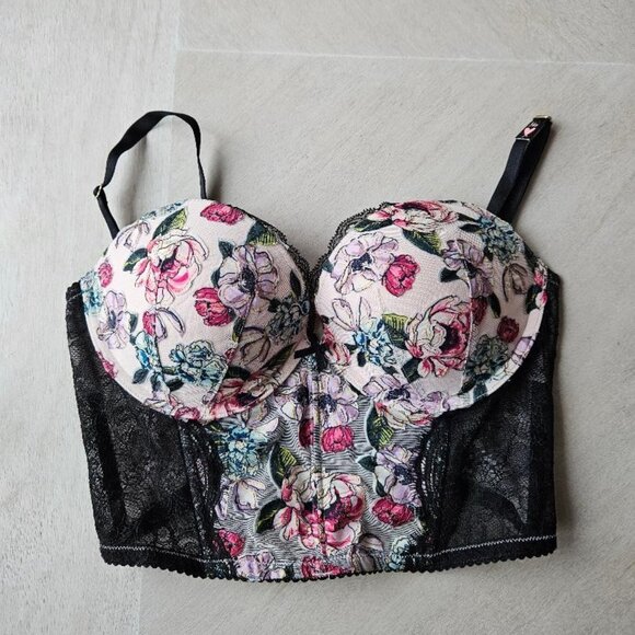 Beautiful Very Sexy Push-Up Lace Corset New - Picture 1 of 11